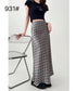Polka Dot Print A-Line Satin Skirts
